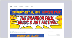 Desktop Screenshot of brandonfolkfestival.ca